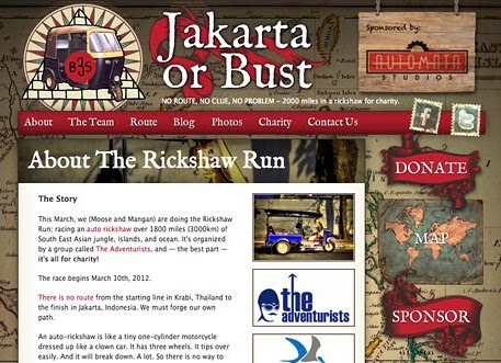 Jakarta or Bust - our team blog and fundraising website.